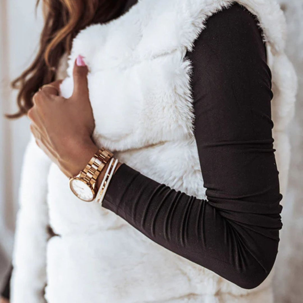 Chaleco Iris | Corte midi sin mangas