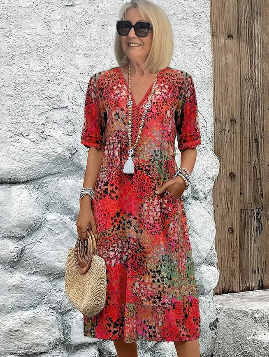Vestido Ariché - Estampado de diario
