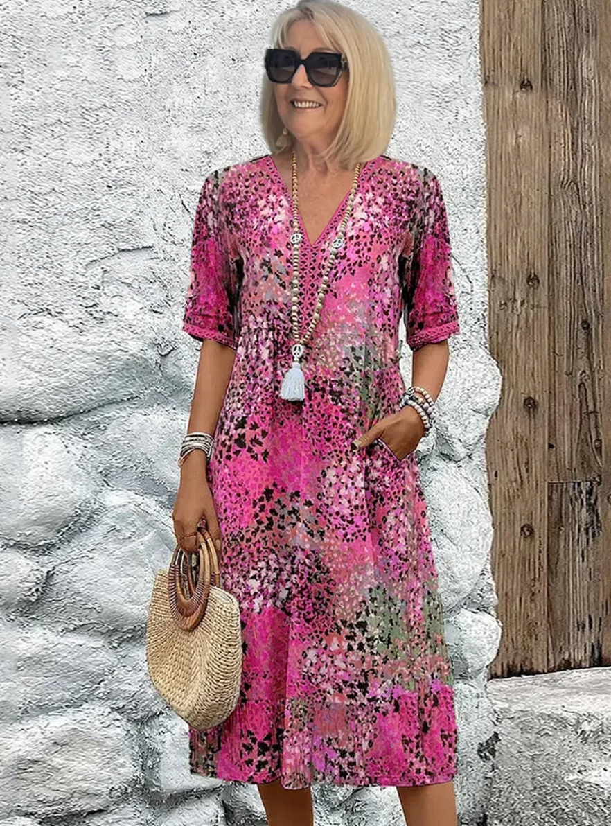 Vestido Ariché - Estampado de diario