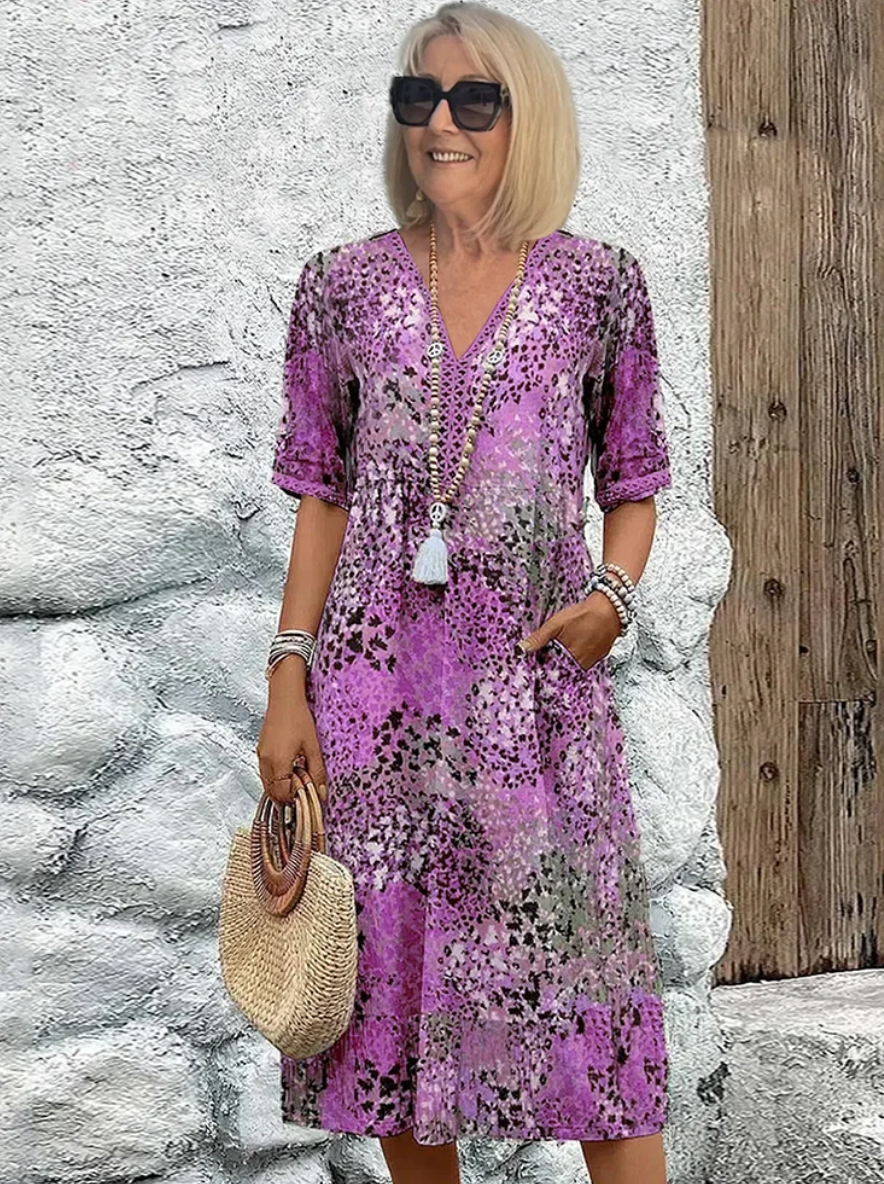 Vestido Ariché - Estampado de diario