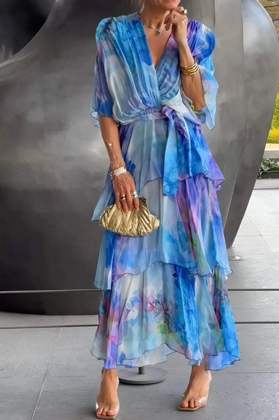 Molly - Elegante vestido de gasa