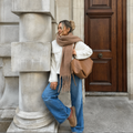 Bufanda de invierno con borlas Tanya
