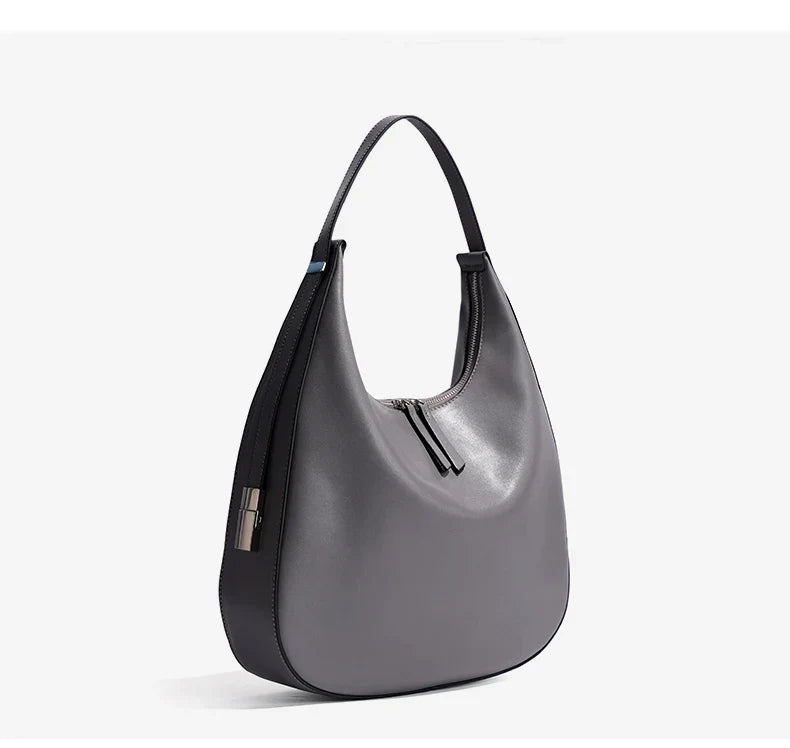 Luna Aria Leather Crescent Bag