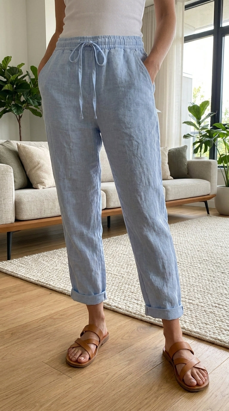 Pantalon Lino - Ligero y transpirable