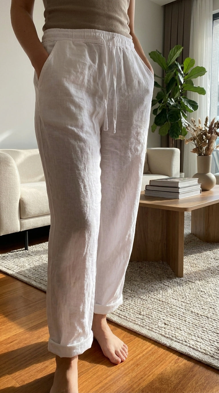 Pantalon Lino - Ligero y transpirable