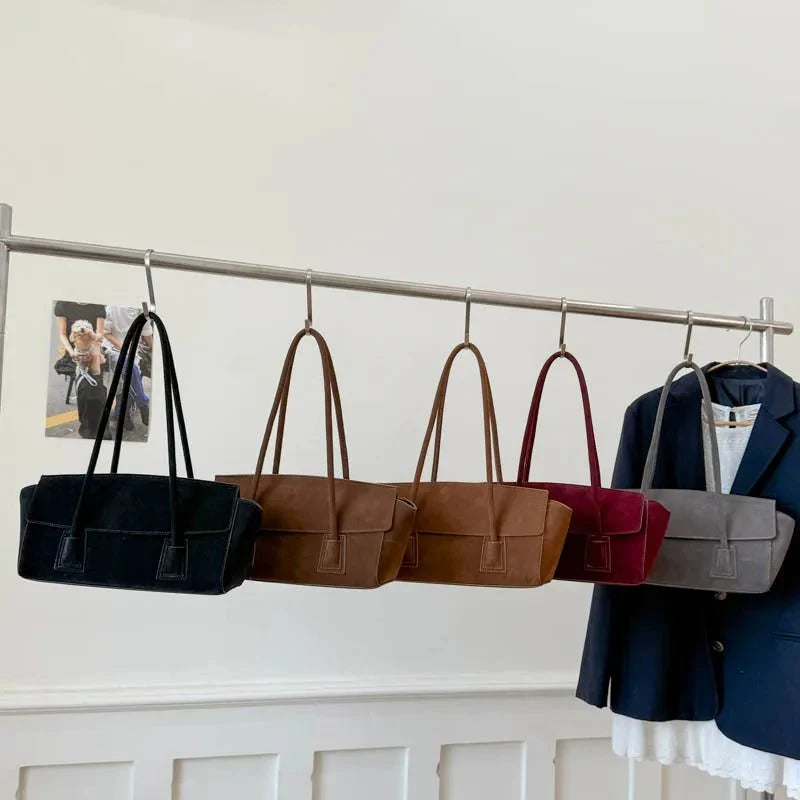 Bolso Tote Yara de Ante Sintético con Lentejuelas