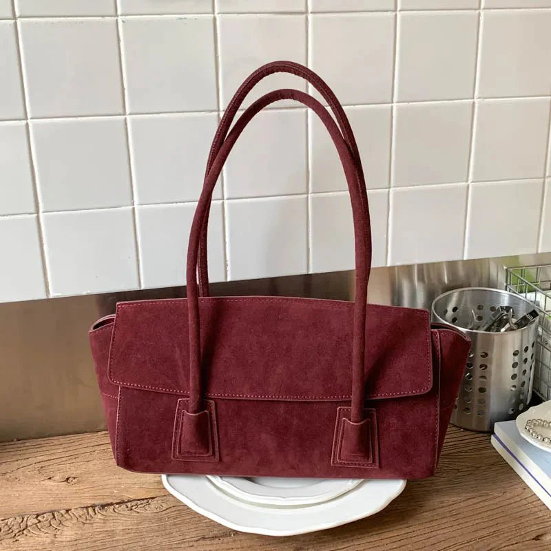 Bolso Tote Yara de Ante Sintético con Lentejuelas