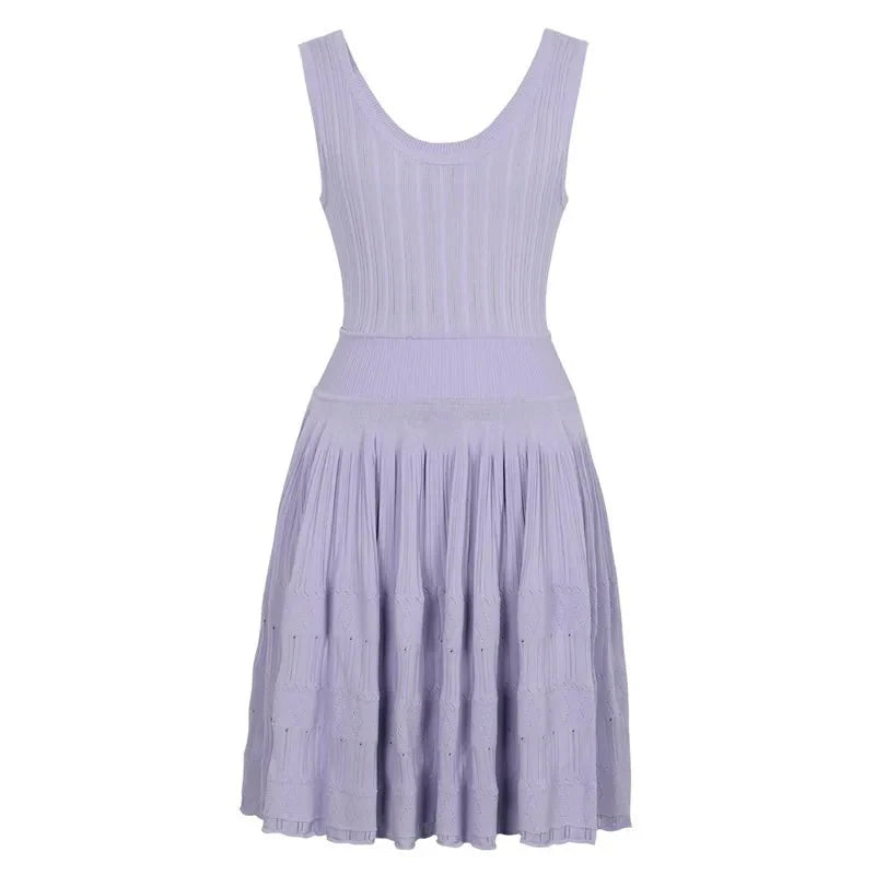 Vestido mini de punto Alicia con tirantes