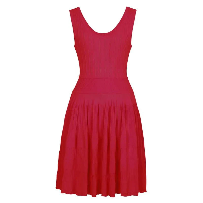 Vestido mini de punto Alicia con tirantes