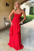 Vestido maxi Bianca de tirantes finos y espalda descubierta