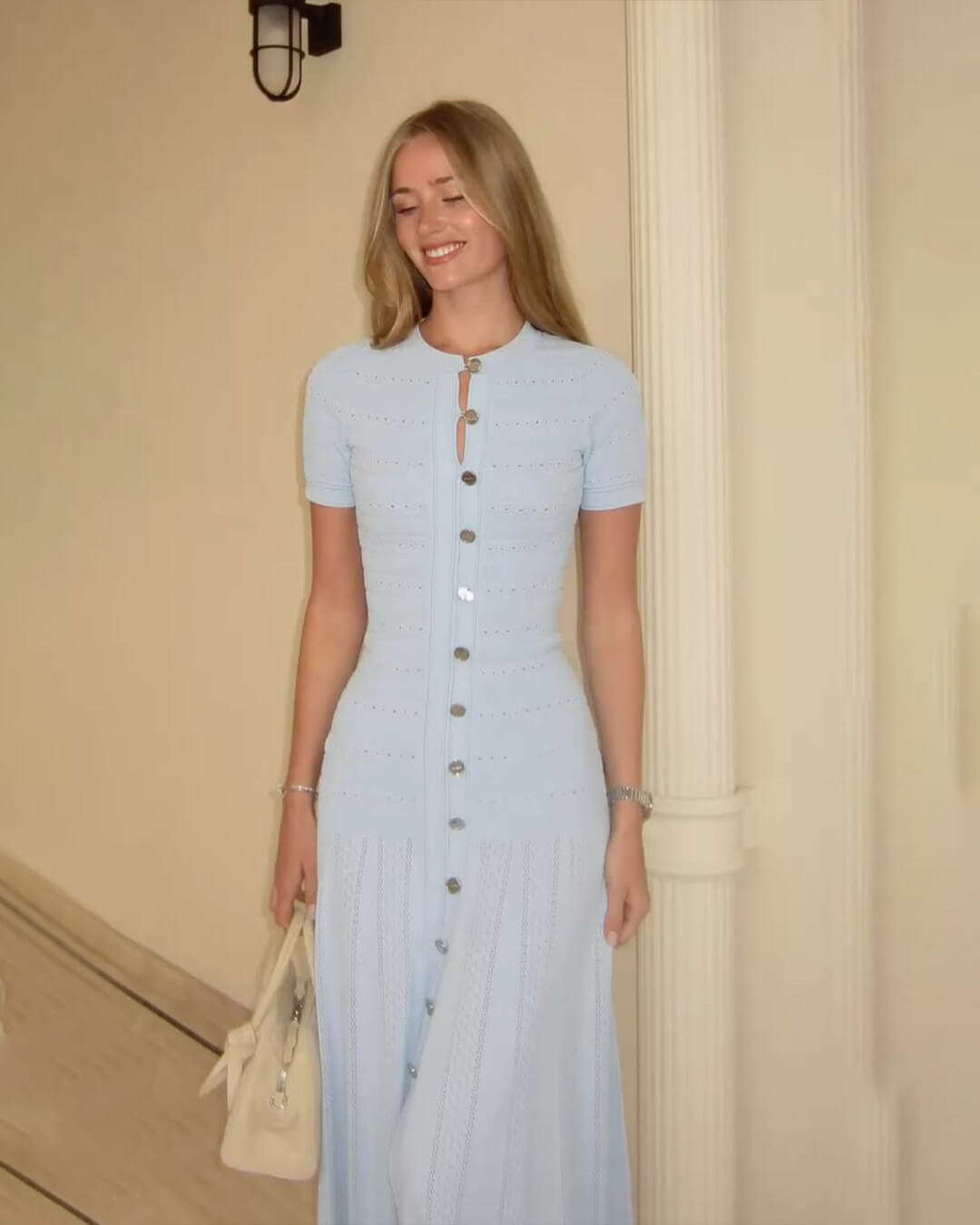 Quinn Ribbed Knit Midi Dress