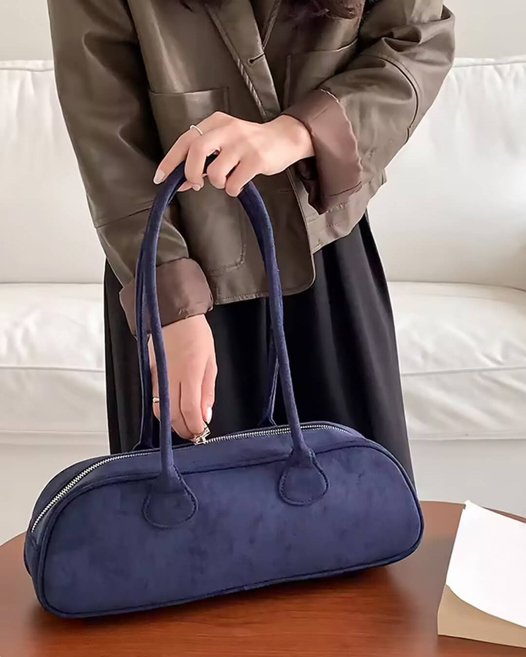 Bolso de ante vegano Aveline