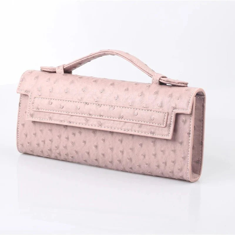 Clutch Bianca con relieve