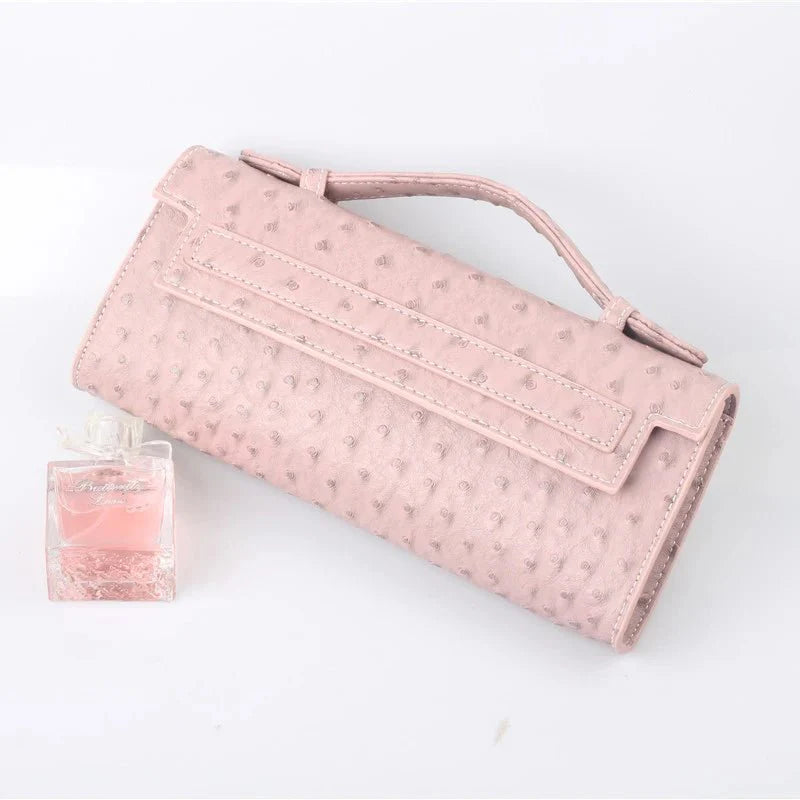 Clutch Bianca con relieve