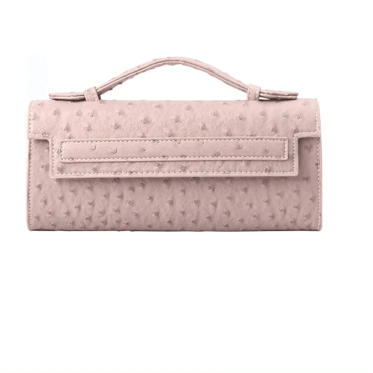 Clutch Bianca con relieve