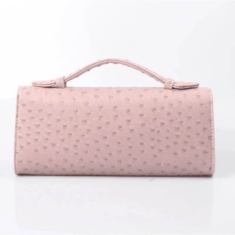Clutch Bianca con relieve