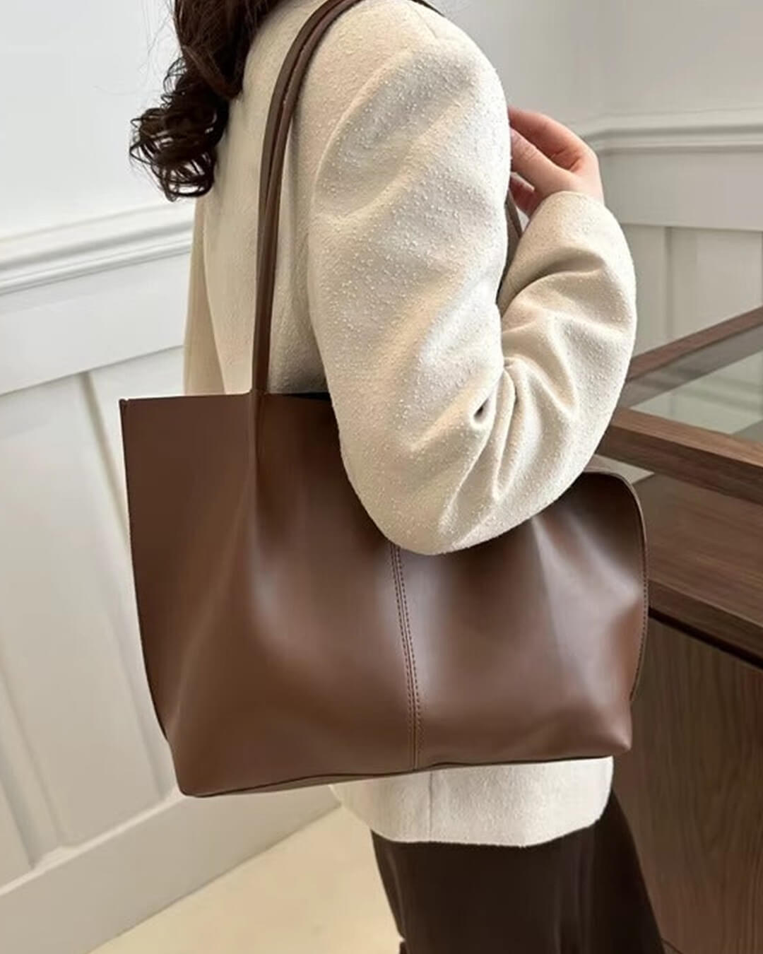 Bolso tote de piel sintética Calista