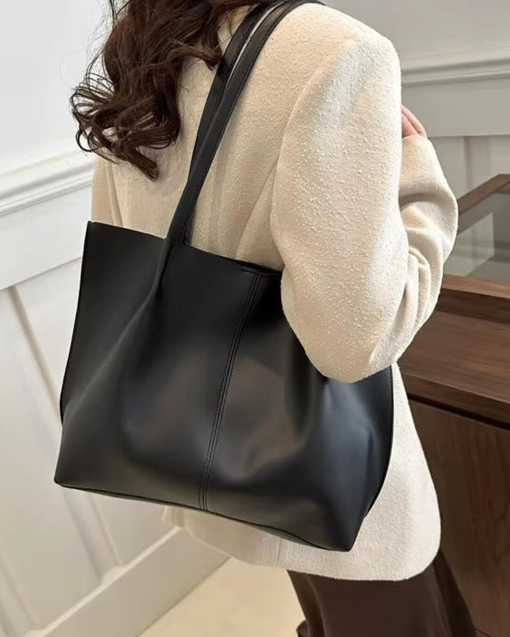 Bolso tote de piel sintética Calista