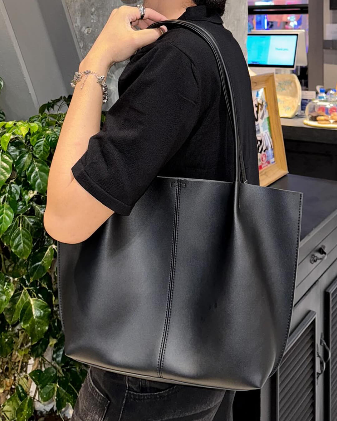 Bolso tote de piel sintética Calista