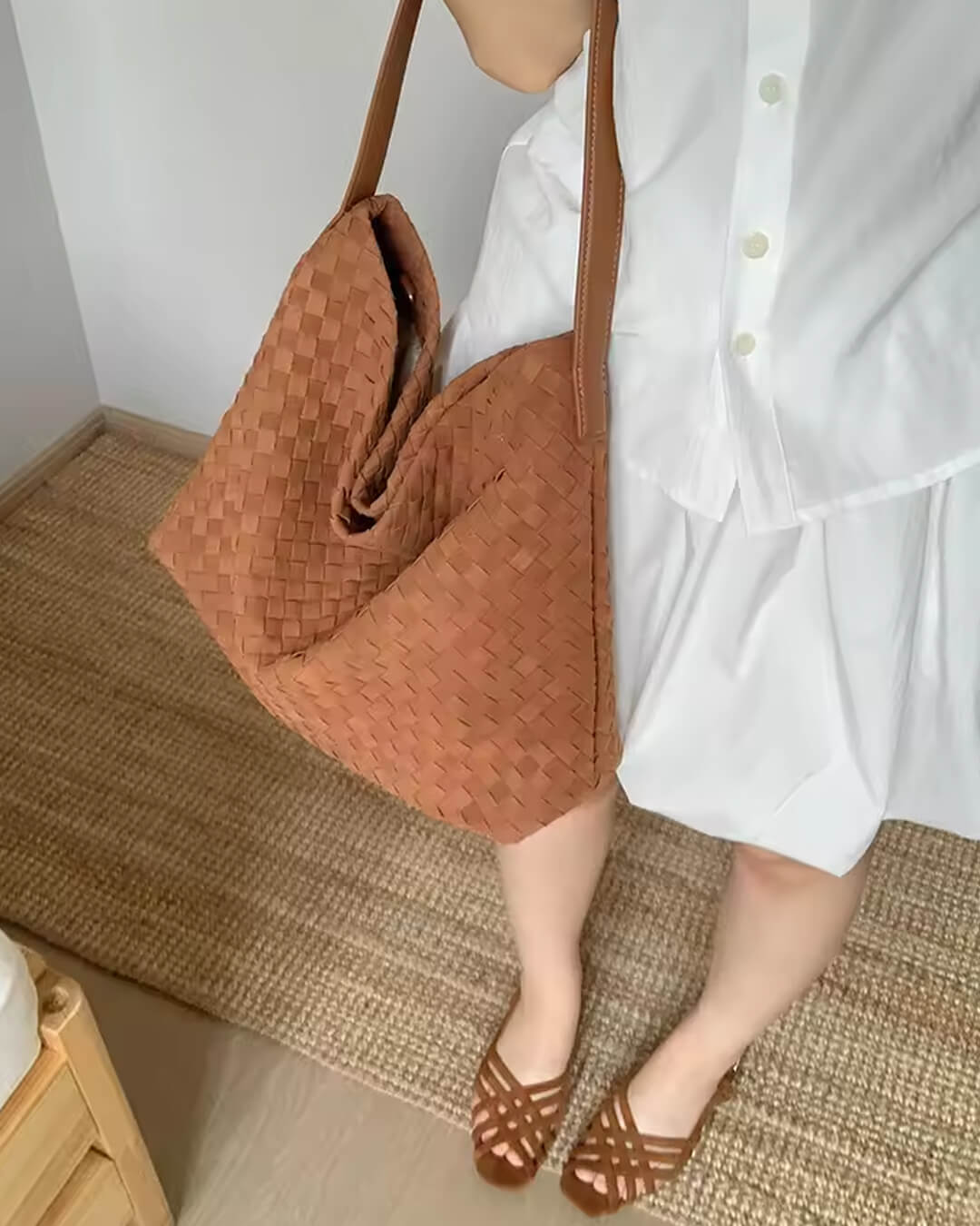 Chelsea Suede Tote Bag