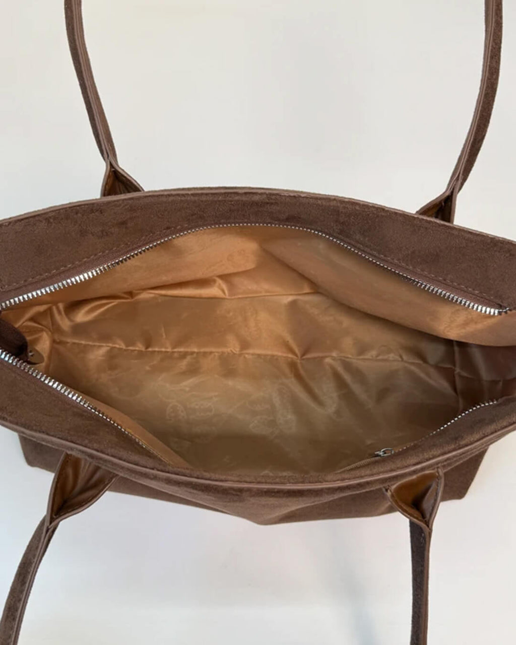 Bolso Claudine de imitación ante para hombro