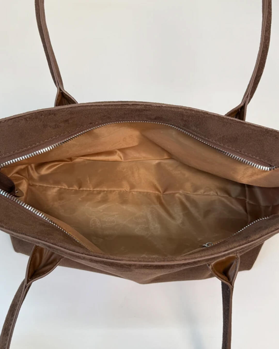 Bolso Claudine de imitación ante para hombro