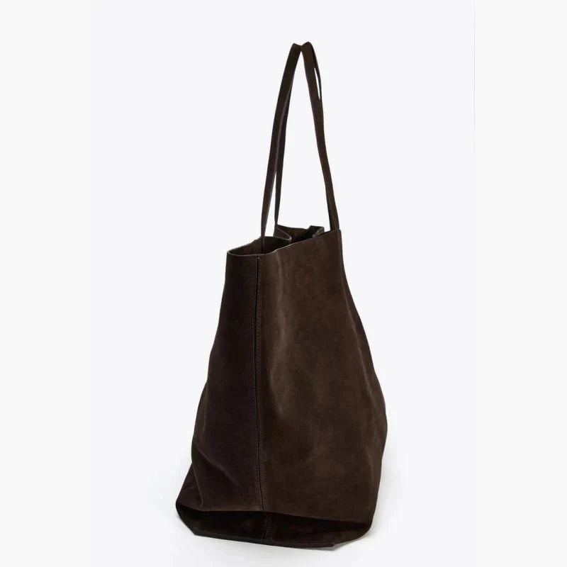 Bolso Tote Grande de Gamuza Cynthia