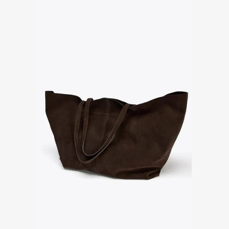 Bolso Tote Grande de Gamuza Cynthia