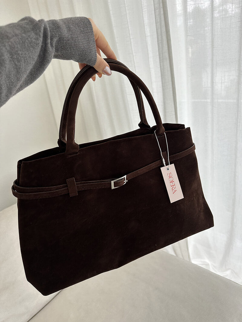 Bolso de ante propósito