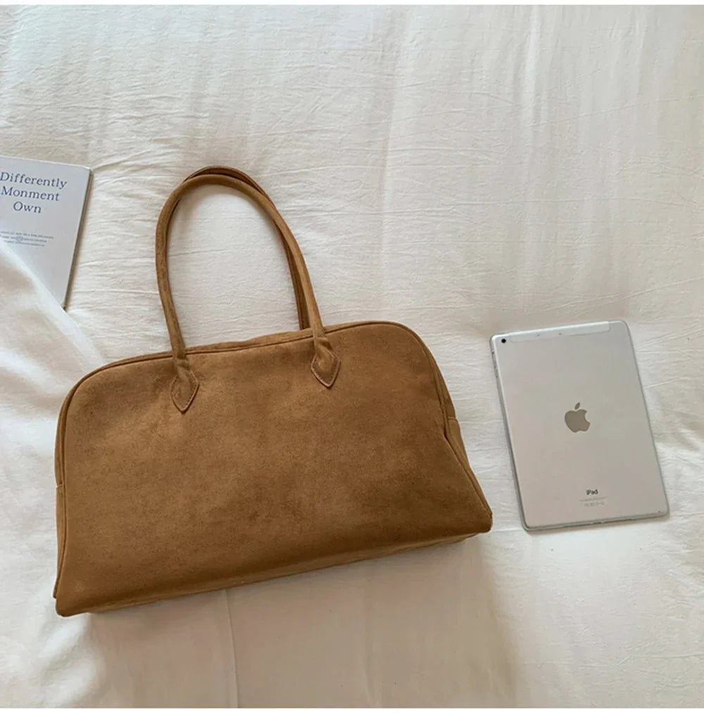 Bolso de hombro Jenny de ante