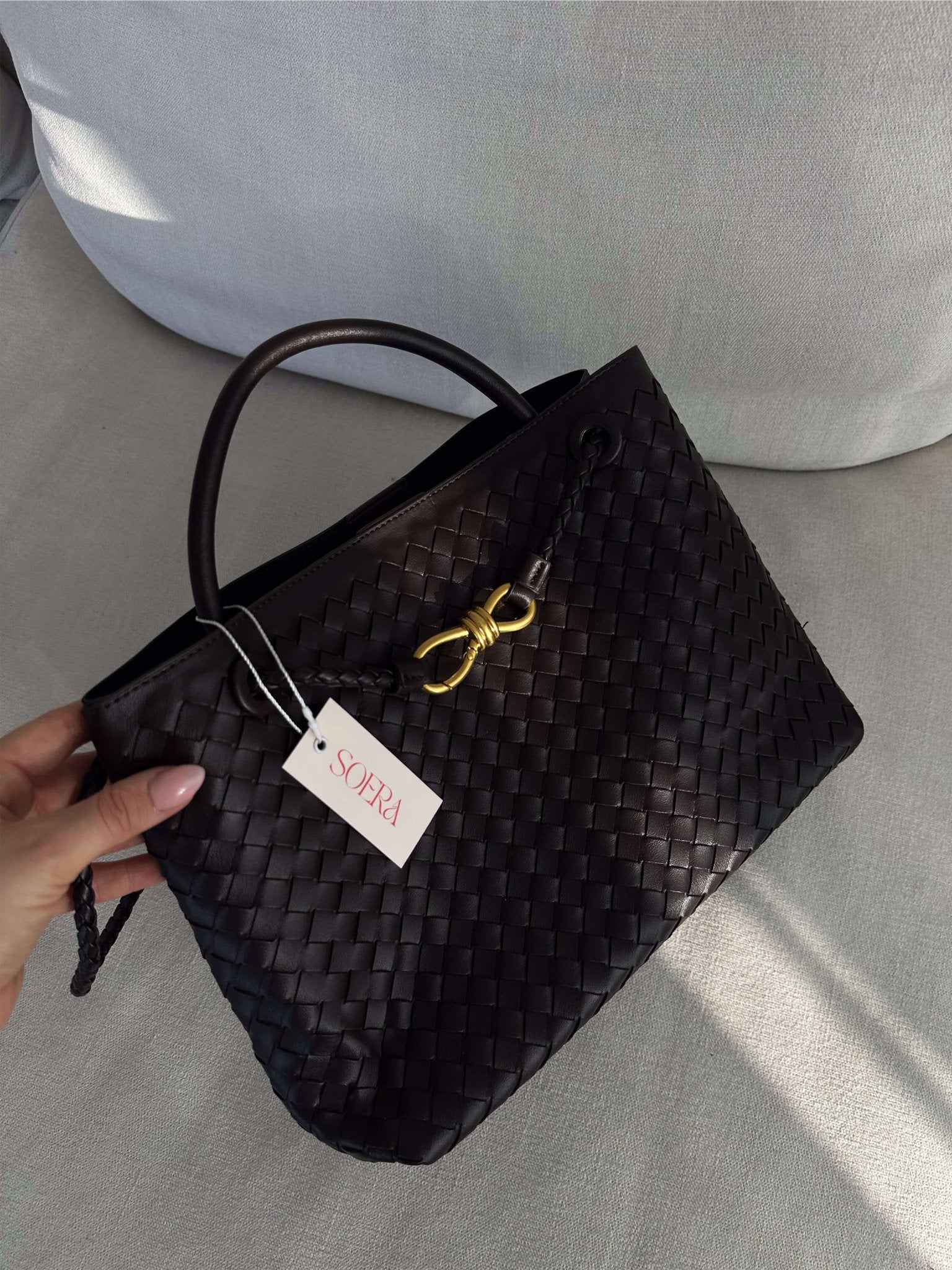 Bolsa tejida Lucia