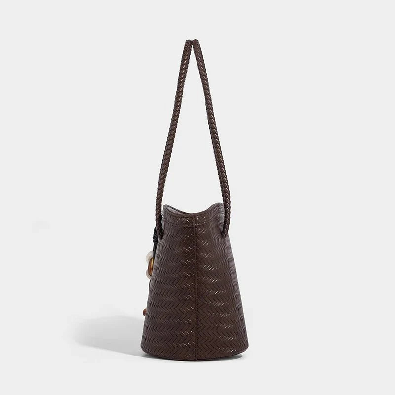 Bolso Bucket Tejido con Neceser Meryl