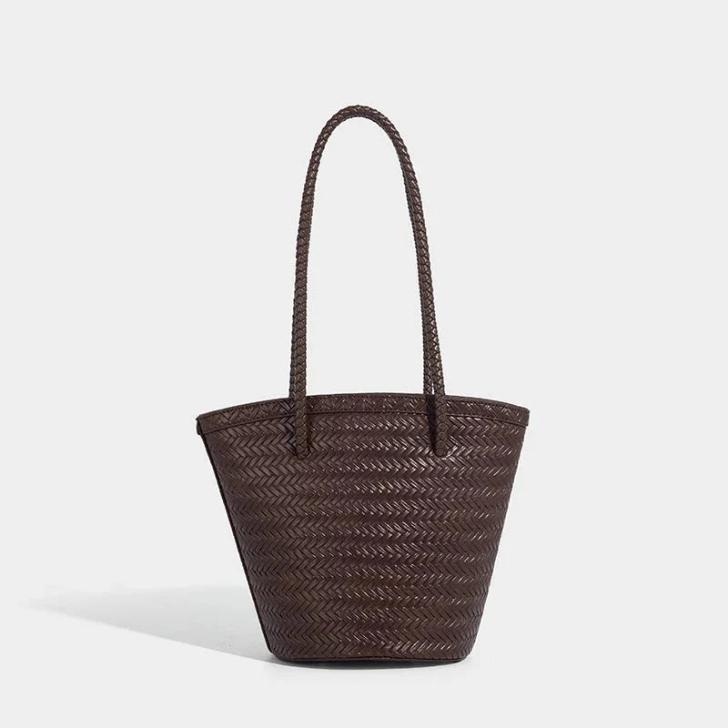 Bolso Bucket Tejido con Neceser Meryl