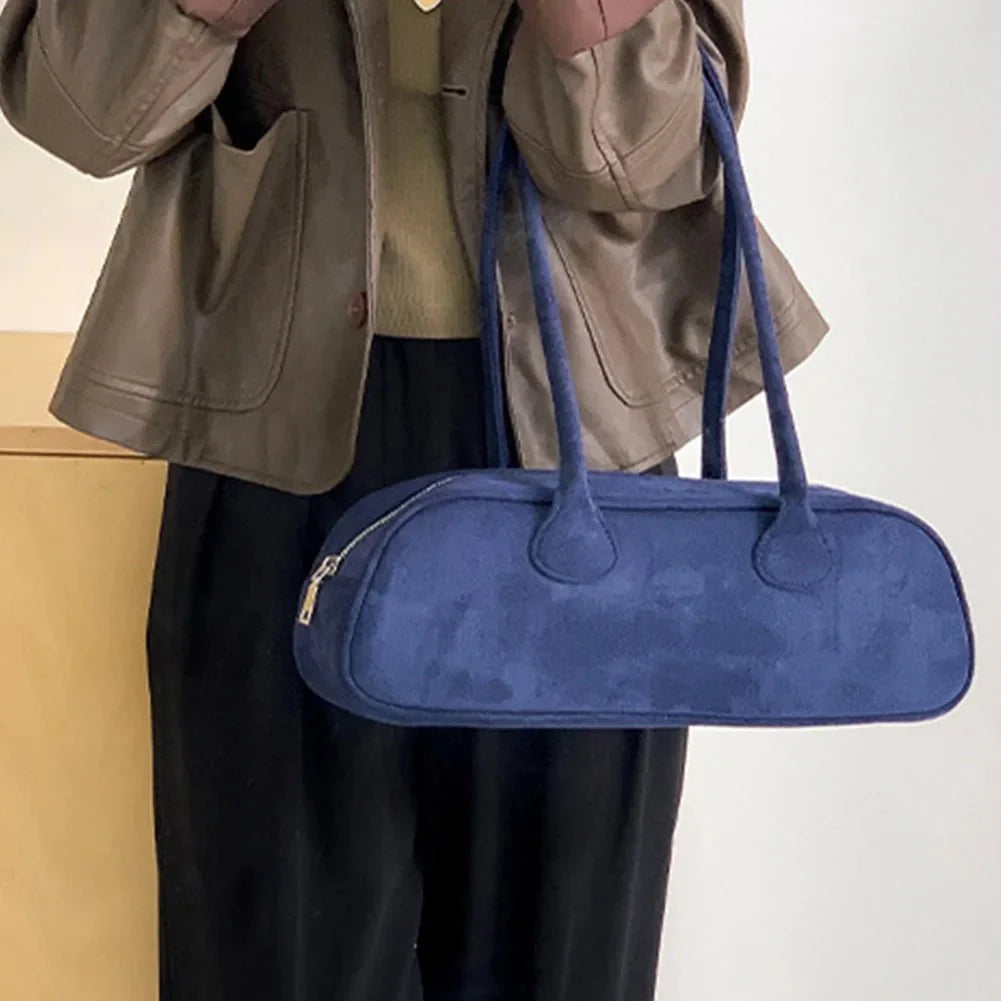 Bolso de ante Pauleen Baguette