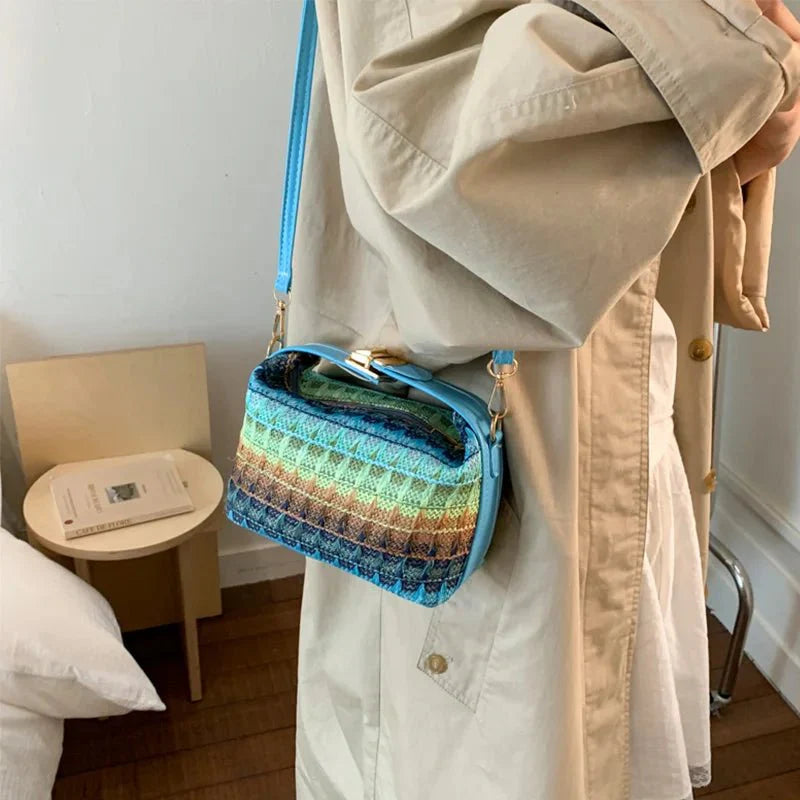 Bolso Bandolera de Raffia Tejida Raphaela