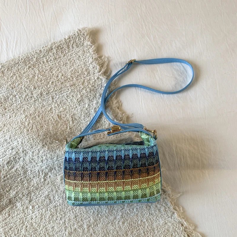 Bolso Bandolera de Raffia Tejida Raphaela