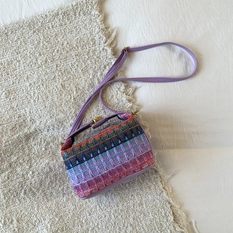 Bolso Bandolera de Raffia Tejida Raphaela