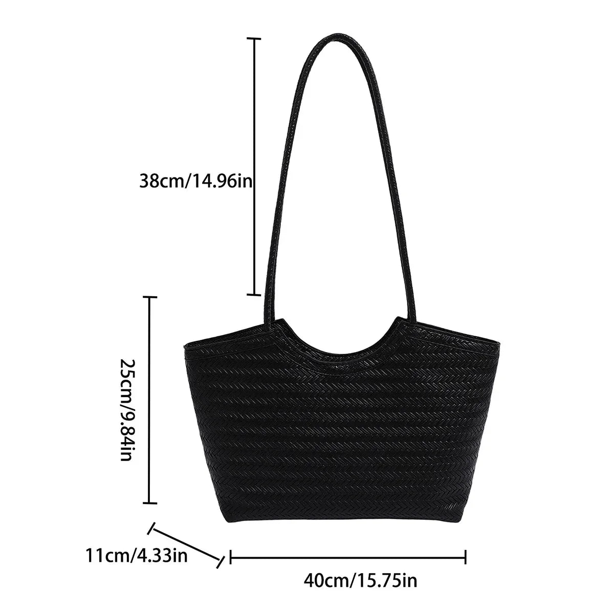Bolso de mano Riona de tejido texturizado