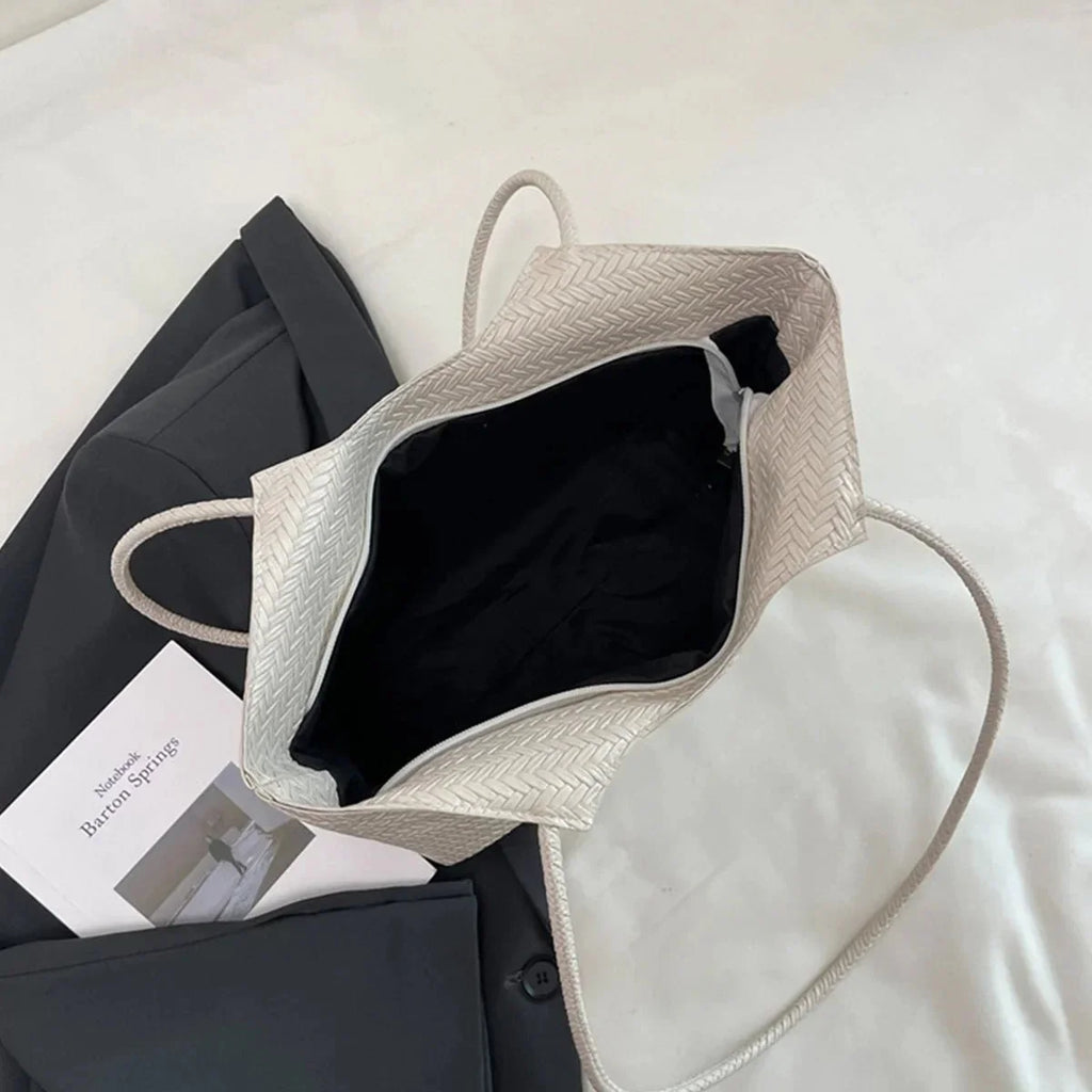 Bolso de mano Riona de tejido texturizado