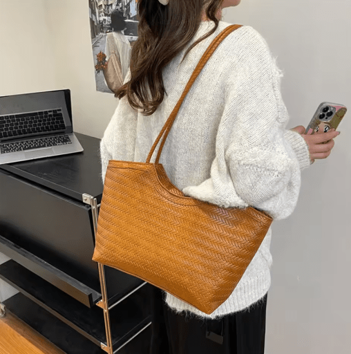 Bolso de mano Riona de tejido texturizado