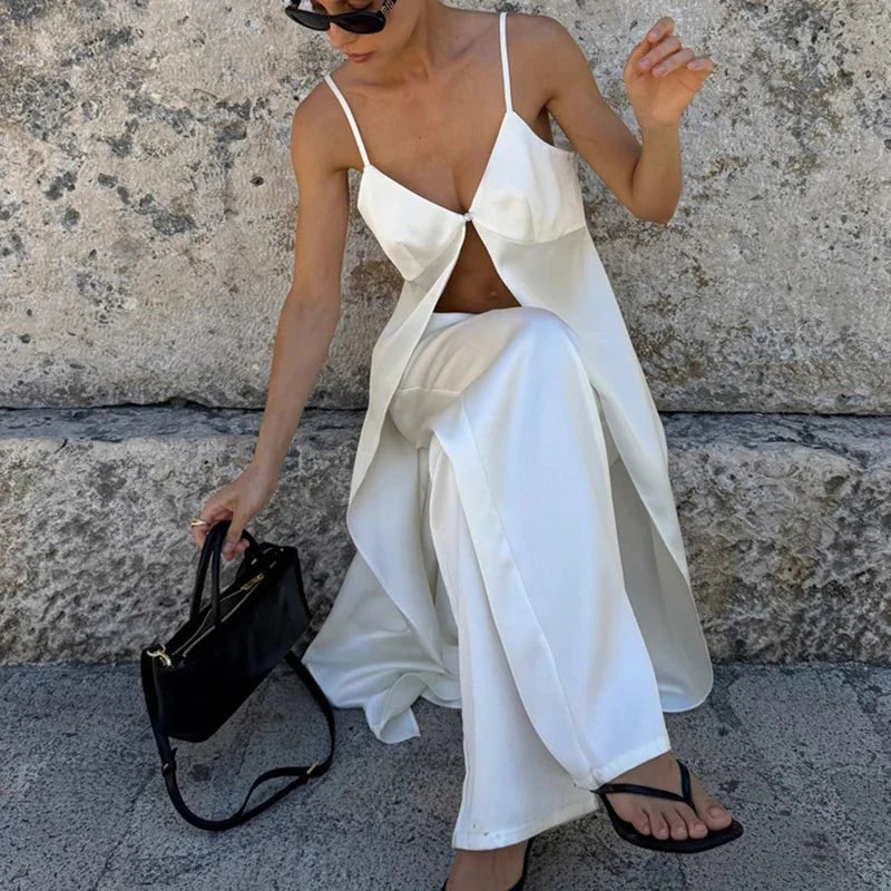 Seraphine Two-Piece Satin Set