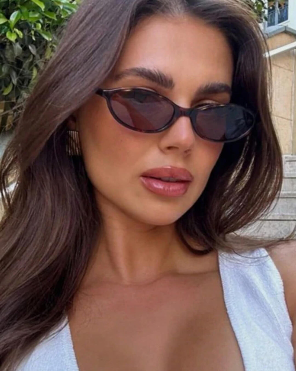 Gafas de sol Elena retro ovaladas estilo cat eye