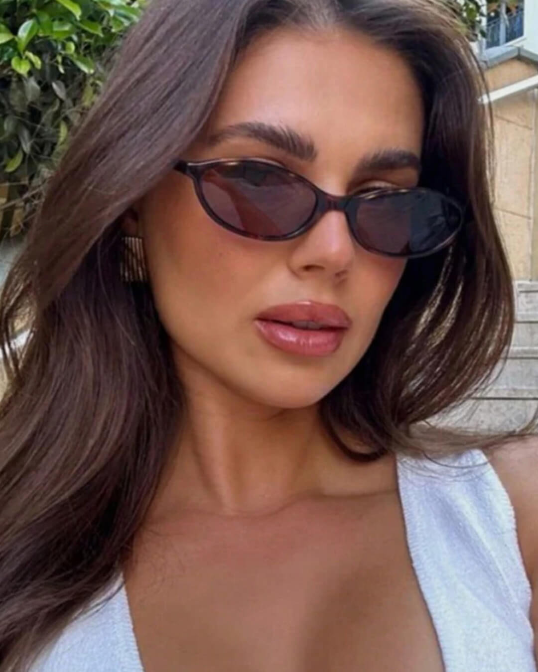 Gafas de sol Elena retro ovaladas estilo cat eye