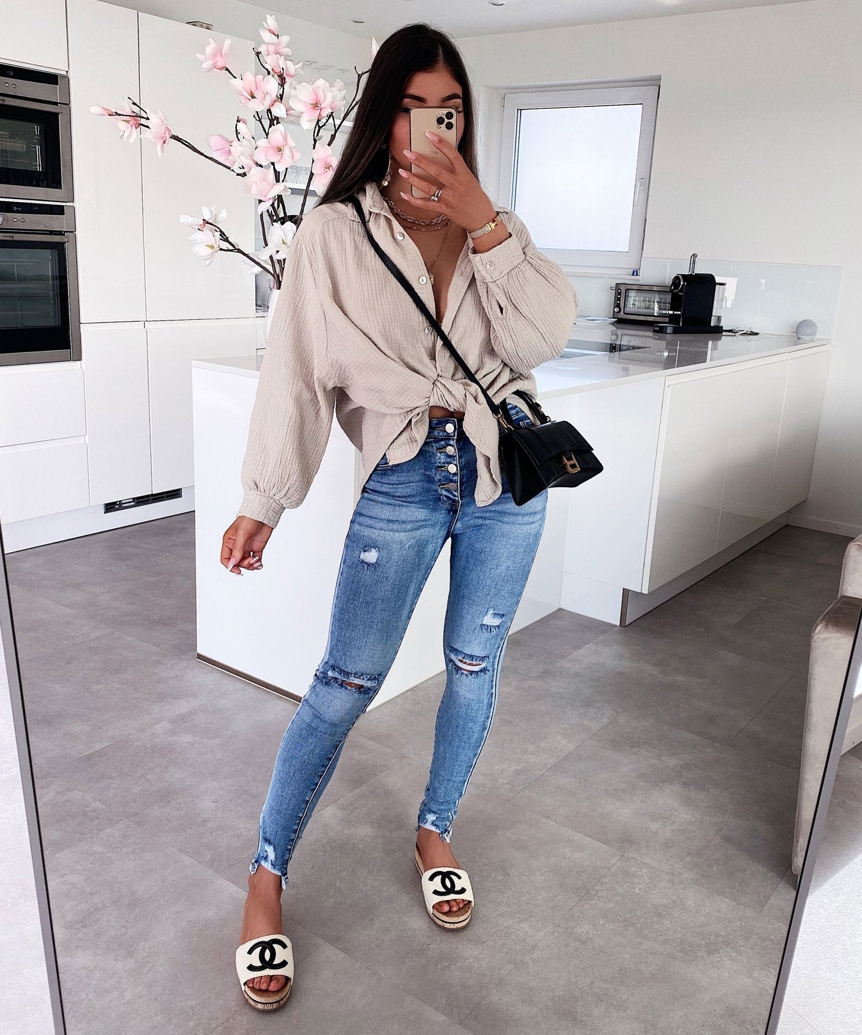 Freya Oversized Muslin Blouse
