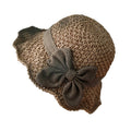 🌞Elegante Sombrero de Paja Tejida con Lazo